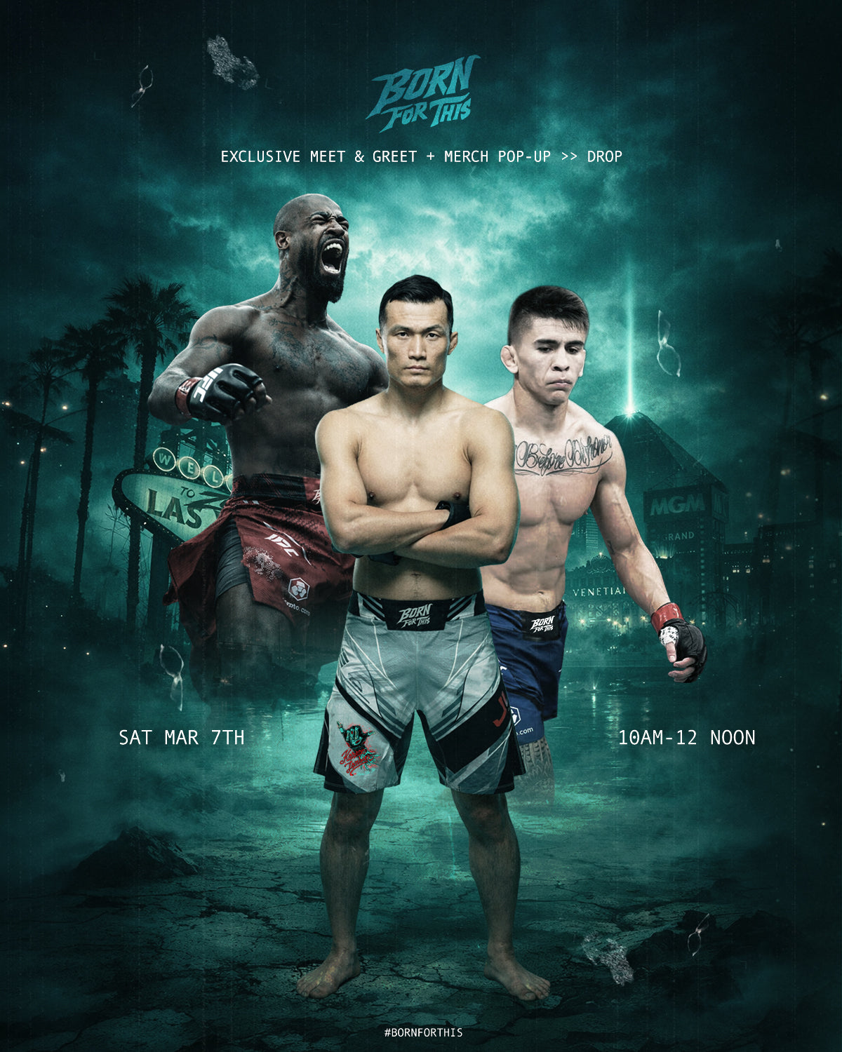 The Roster Is Set. The Drop Is Ready. Born For This™ Vegas Takeover Is Here!