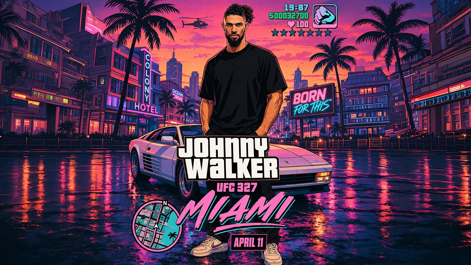 UFC 327 Miami — We're Here. Born For This™ Fight Week Preview