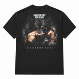 Alessandro Costa 'STAY READY' Fight Capsule T-Shirt (Vintage Black) LIMITED EDITION