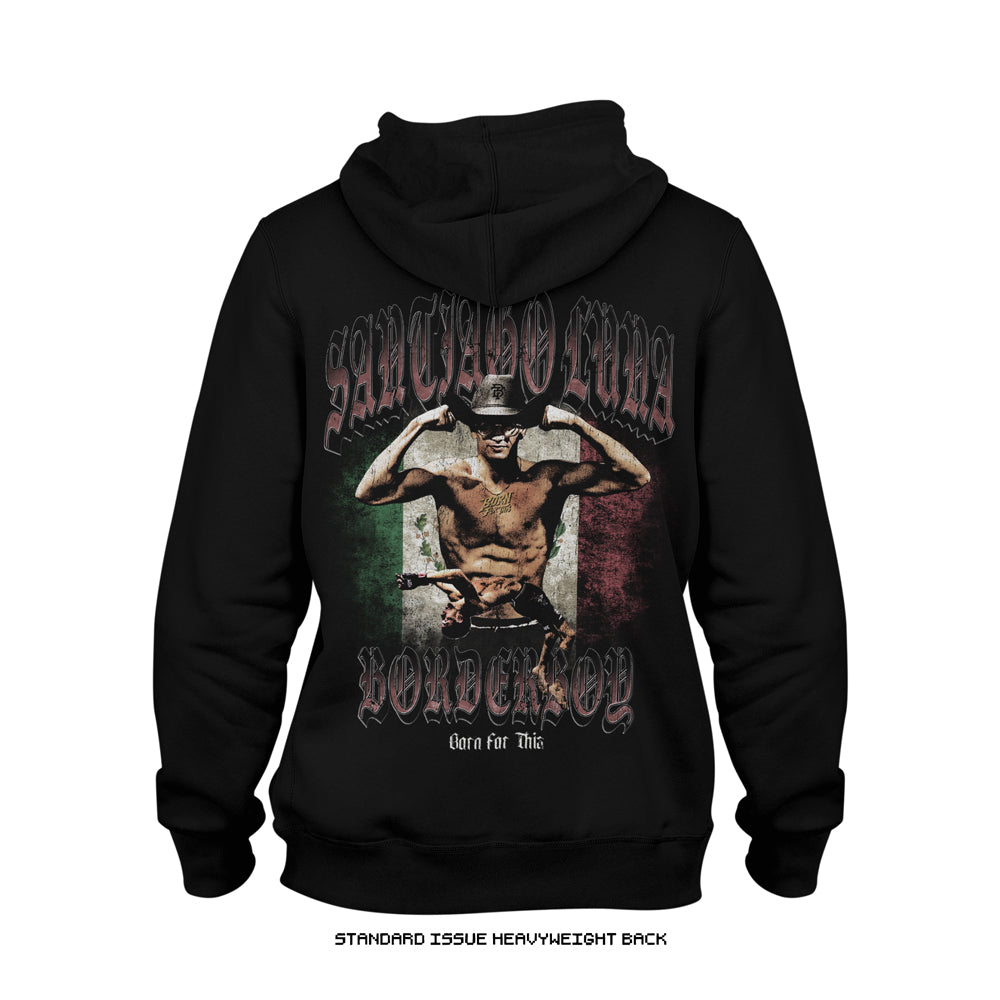 Santiago 'Border Boy' Luna 'UFC CDMX' Heavyweight Hoodie (Black) UFC MEXICO CITY LIMITED EDITION