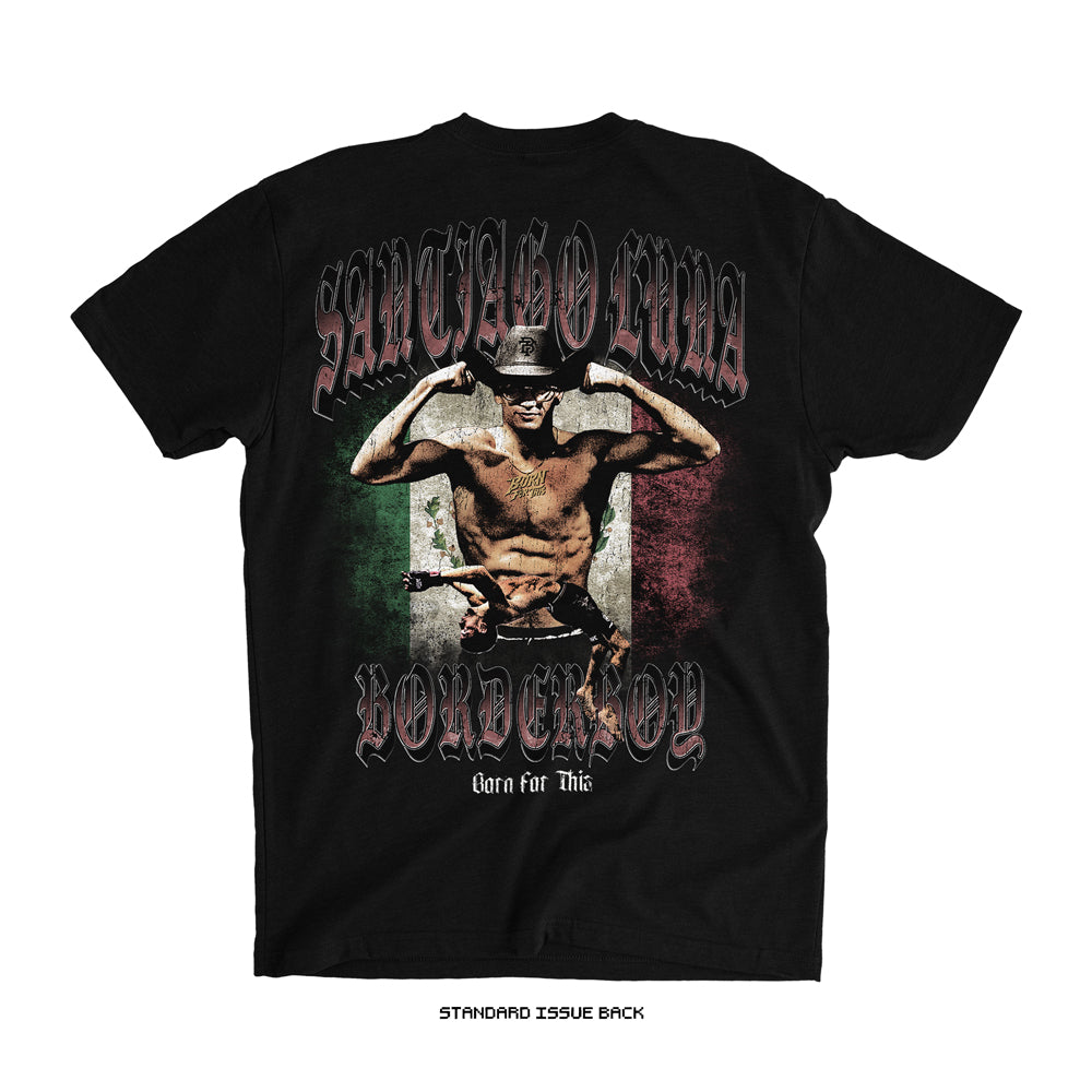 Santiago 'Border Boy' Luna 'UFC CDMX' T-Shirt (Black) UFC MEXICO CITY LIMITED EDITION