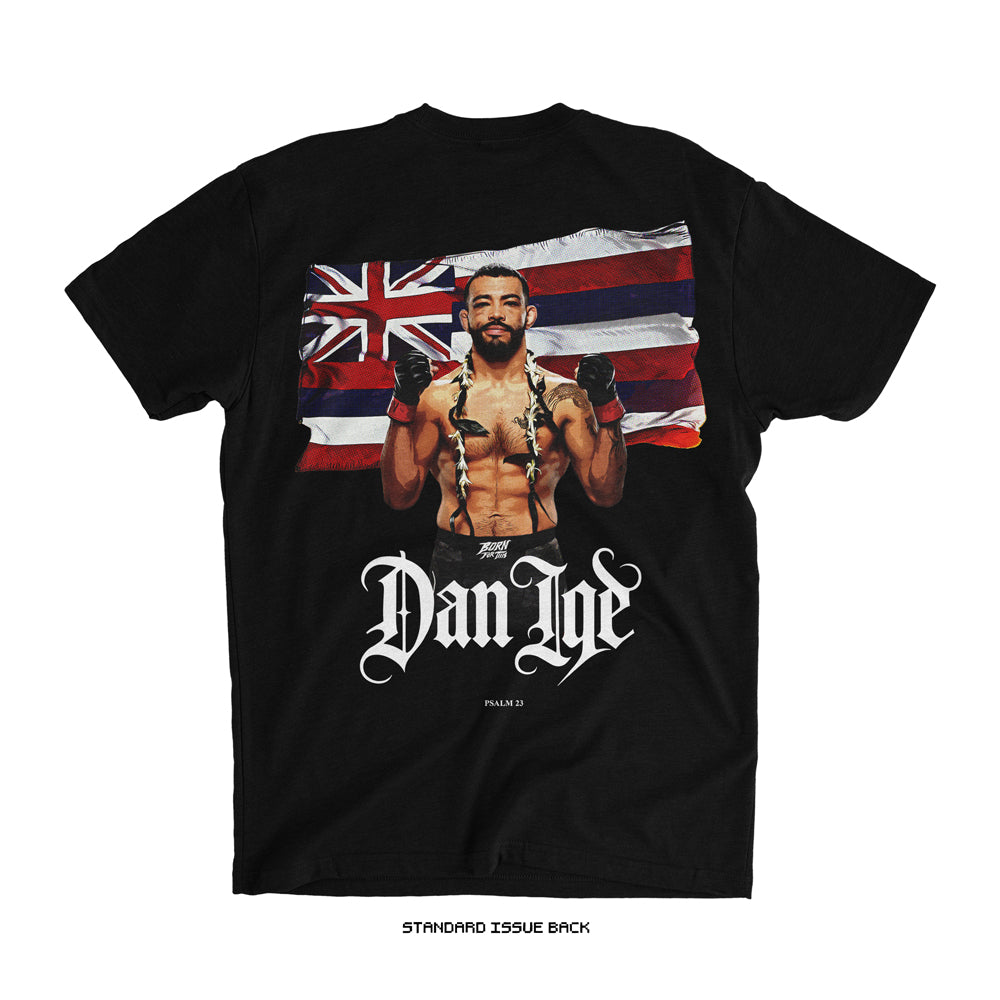 Dan Ige 'ALOHA DAN' T-Shirt (Black) UFC HOUSTON LIMITED EDITION