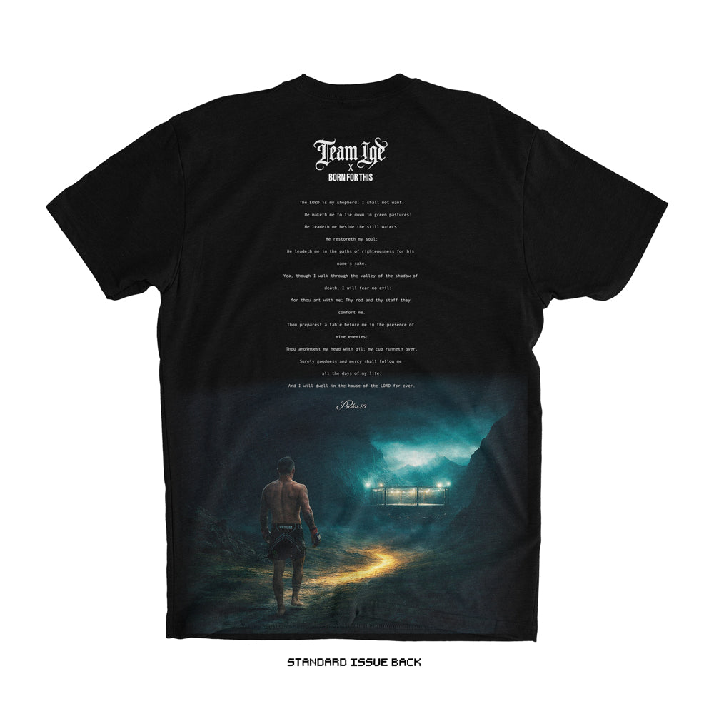Dan Ige 'PSALM 23' T-Shirt (Black) UFC HOUSTON LIMITED EDITION
