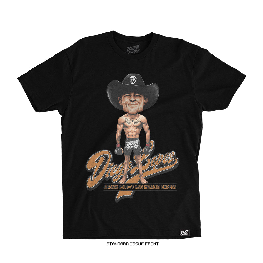 Diego Lopes Bobblehead Vintage T-Shirt (Black)