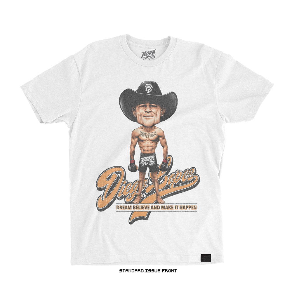 Diego Lopes Bobblehead Vintage T-Shirt (White)