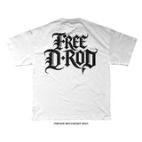 D-Rod Daniel Rodriguez 'FREE D-ROD' T-Shirt (White X Black) LIMITED SOLIDARITY