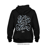 Chrome Script by GRAFIK Heavyweight Hoodie (Black) ARTIST COLLECTION SERIES