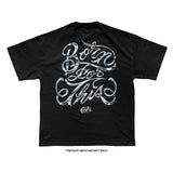 Chrome Script by GRAFIK T-Shirt (Black) ARTIST COLLECTION SERIES