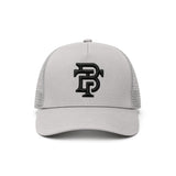 Born For This™ Monogram Logo Mesh Trucker (Gray Stone)