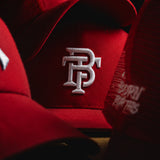 Born For This™ Monogram Logo Mesh Trucker (Red)