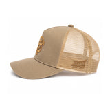 Born For This™ Monogram Logo Mesh Trucker (Sand Brown)