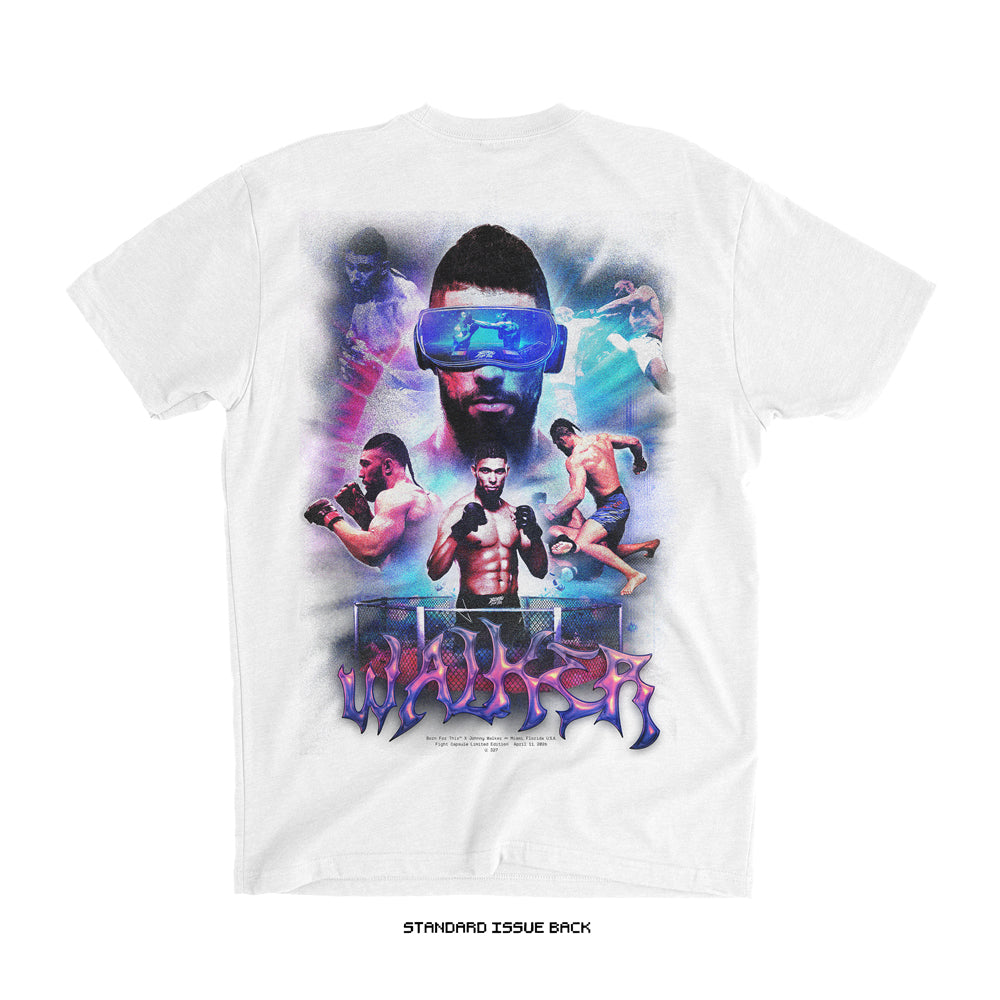 Johnny Walker 'VR COLLAGE' T-Shirt (White) U327 LIMITED EDITION