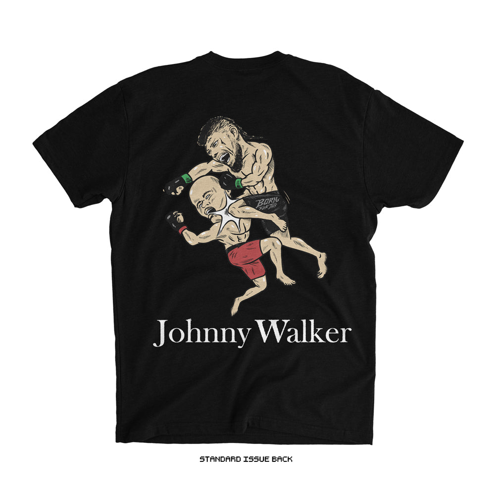 Johnny Walker 'ANIMATED' T-Shirt (Black) U327 LIMITED EDITION