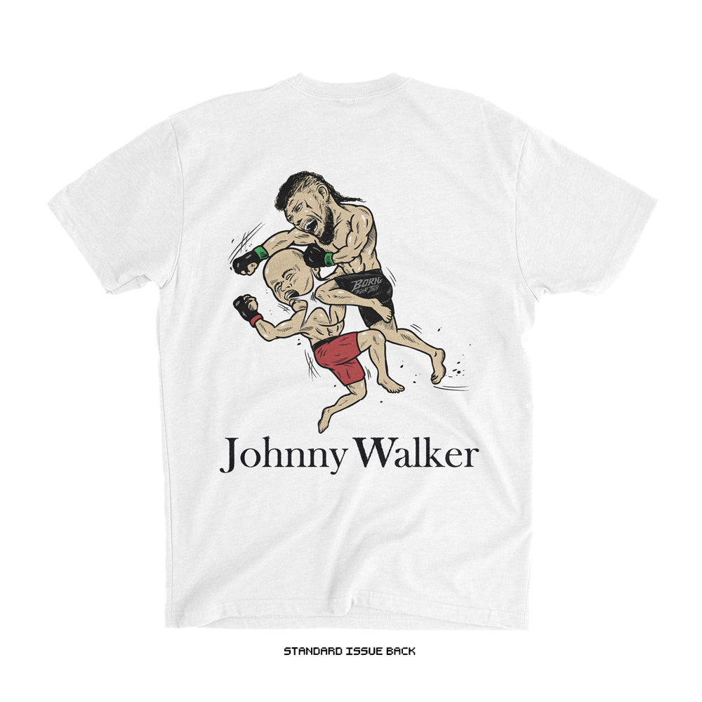 Johnny Walker 'ANIMATED' T-Shirt (White) U327 LIMITED EDITION