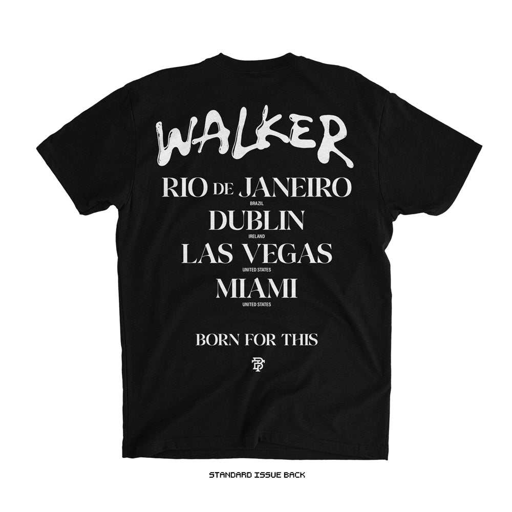 Johnny Walker 'THE JOURNEY' T-Shirt (Black) U327 LIMITED EDITION
