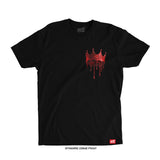 Bobby 'KING' Green 'CROWN DRIP' T-Shirt (Black X Red) UFC MEXICO CITY LIMITED EDITION