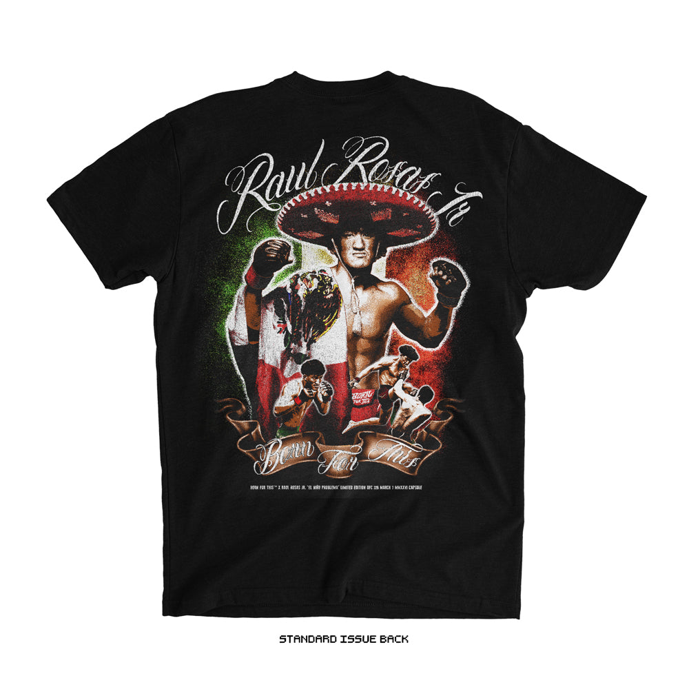 Raul Rosas Jr. 'Vintage Collage' T-Shirt (Black) UFC 326 LIMITED EDITION