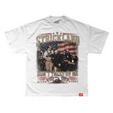 Sean Strickland 'DON'T TREAD ON ME' Standard Issue T-Shirt (White) LIMITED EDITION