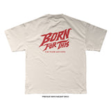 Born For This™ Classic Logo T-Shirt (Natural + Red)