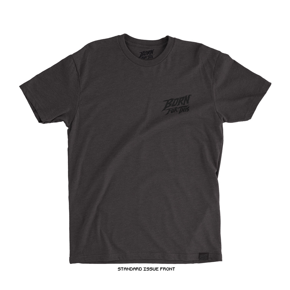 Born For This™ Classic Logo T-Shirt (Ash + Black)