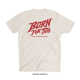 Born For This™ Classic Logo T-Shirt (Natural + Red)