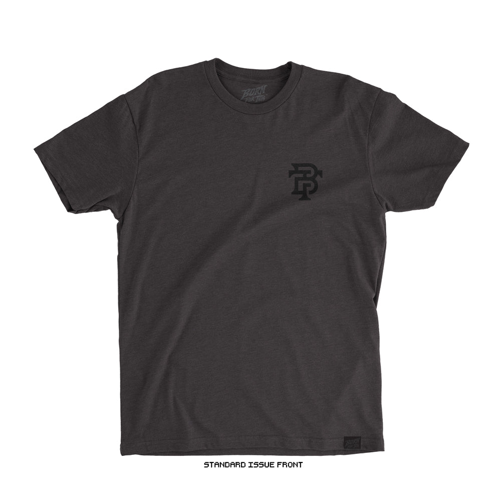 Born For This™ Monogram T-Shirt (Ash + Black)