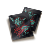 The Korean Zombie 'ZOMBIE SHAKA' Weatherproof Sticker (Black) SUPER LIMITED EDITION