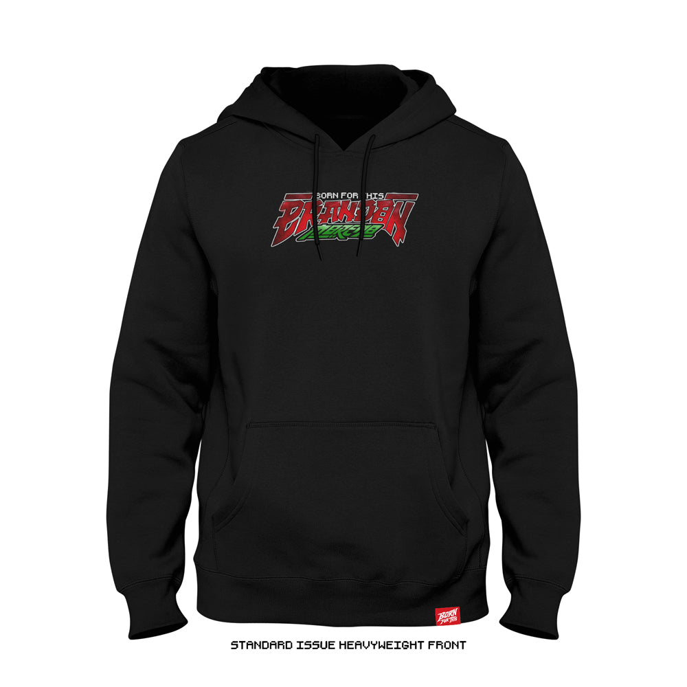 Brandon Moreno 'Super Assassin Baby KO' Heavyweight Hoodie (Black) LIMITED EDITION