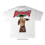 Brandon Moreno 'Super Assassin Baby KO' T-Shirt (White) LIMITED EDITION