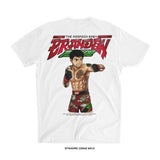 Brandon Moreno 'Super Assassin Baby KO' T-Shirt (White) LIMITED EDITION