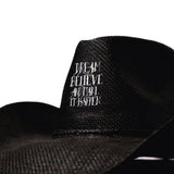Diego Lopes Dream Believe Western Cowboy Hat (Black)