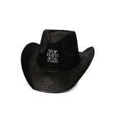 Diego Lopes Dream Believe Western Cowboy Hat (Black)