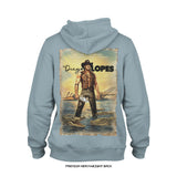 Diego Lopes UFC 325 'Diego Dundee' Heavyweight Hoodie (Vintage Blue + White) CHAMPIONSHIP CAPSULE