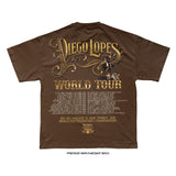Diego Lopes UFC 325 'World Tour' T-Shirt (Brown) CHAMPIONSHIP CAPSULE