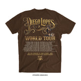 Diego Lopes UFC 325 'World Tour' T-Shirt (Brown) CHAMPIONSHIP CAPSULE