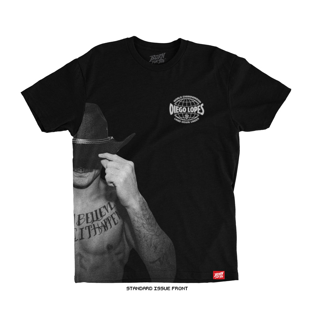 Diego Lopes UFC 325 'Worldwide' T-Shirt (Black) CHAMPIONSHIP CAPSULE