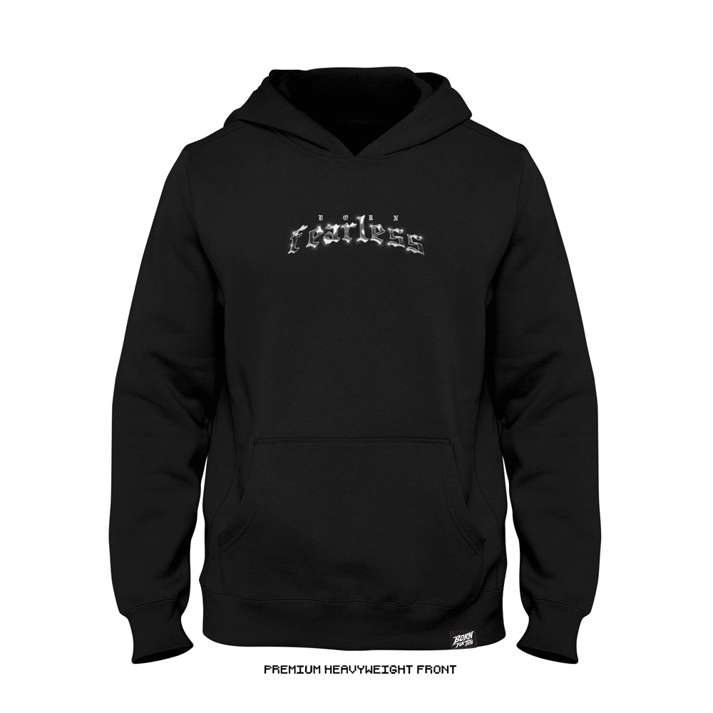 Joshua Van 'Born Fearless Photo' Premium + Standard Issue  Heavyweight Hoodie (Black) LIMITED EDITION