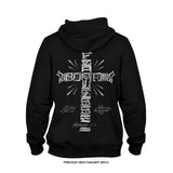 Joshua Van 'Cross Typography' Premium + Standard Issue  Heavyweight Hoodie (Black) LIMITED EDITION