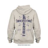 Joshua Van 'Cross Typography' Premium Heavyweight Hoodie (Natural) LIMITED EDITION