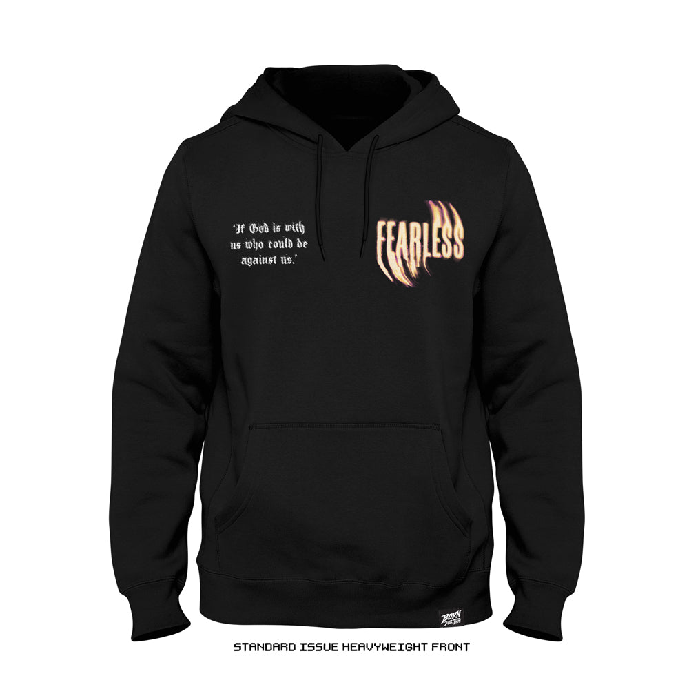 Joshua Van 'Fearless Glow' Premium + Standard Issue  Heavyweight Hoodie (Black) LIMITED EDITION
