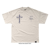 Joshua Van 'Cross Typography' T-Shirt (Natural) LIMITED EDITION