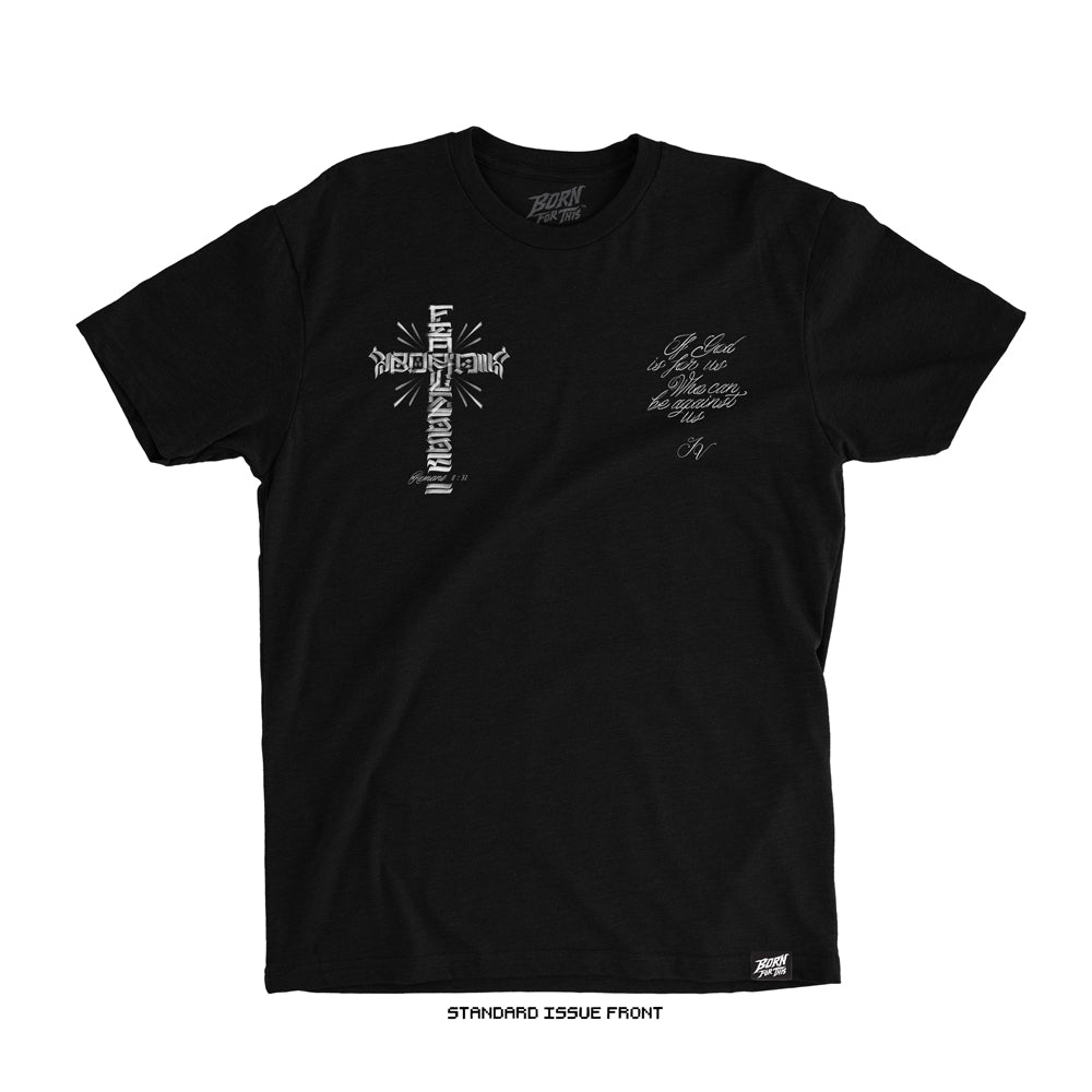 Joshua Van 'Cross Typography' T-Shirt (Black) LIMITED EDITION