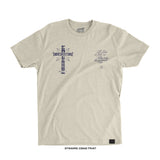 Joshua Van 'Cross Typography' T-Shirt (Natural) LIMITED EDITION