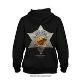 Ricky Simon 'Back the Badge' Premium + Standard Issue  Heavyweight Hoodie (Black) LIMITED EDITION (Copy)
