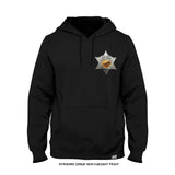 Ricky Simon 'Back the Badge' Premium + Standard Issue  Heavyweight Hoodie (Black) LIMITED EDITION (Copy)