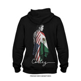 Tracy Cortez 'Root Flags' Premium Heavyweight Hoodie (Black) LIMITED EDITION