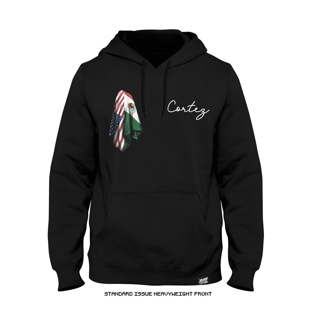 Tracy Cortez 'Root Flags' Premium Heavyweight Hoodie (Black) LIMITED EDITION