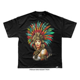 Tracy Cortez 'Azteca' T-Shirt (Black) LIMITED EDITION